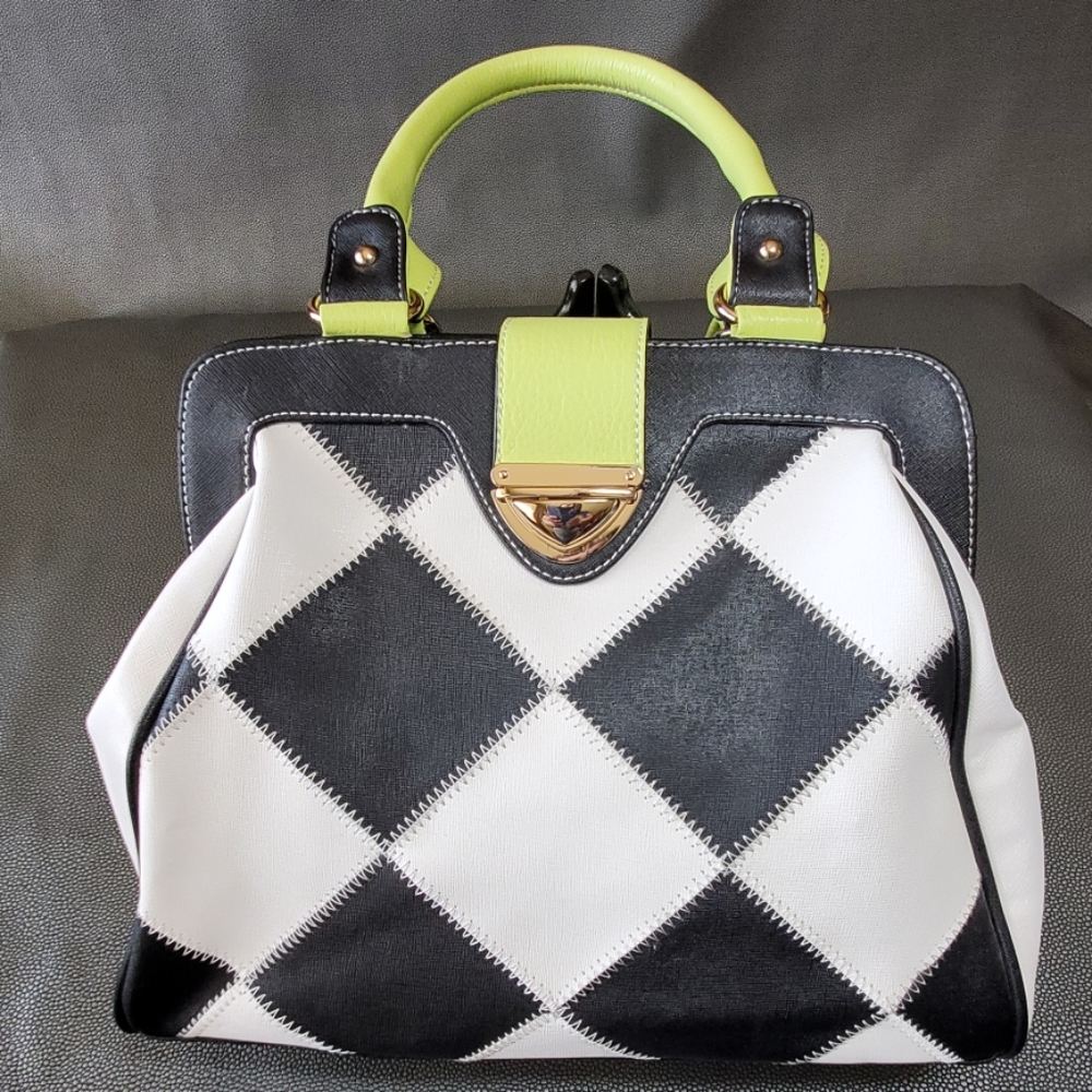 Charming Charlie Harlequin Handbag